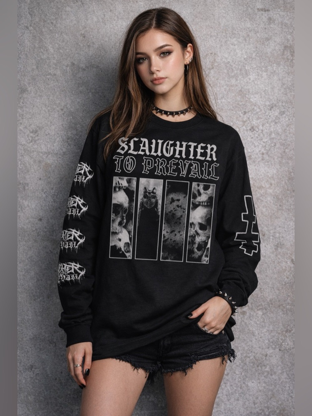 Slaughter to Prevail Sweatshirt Cotton Streetwear Hooded Pullover Sz S-3XL